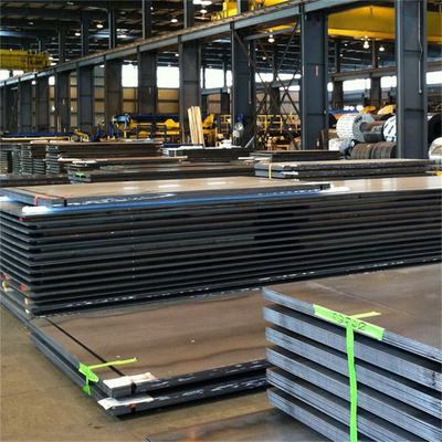 A36 Q345 S355 Ms Schwarzes Stahlblech Metall Warmgewalzte Niedrigkohlenstoffstahlplatte