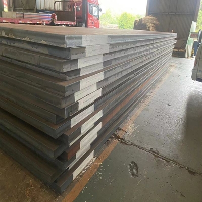 2000-6000mm Länge Ah36/S355j0/Q355D Schiffsplatte Kohlenstoffstahlblech mit Anpassung