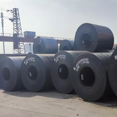ASTM Ss400 S355 S235 Q345 Q235 Warmgewalzte Kohlenstoffarme Stahl Ms Coil HRC mit 2% Toleranz