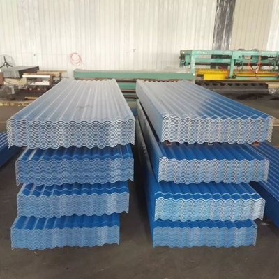 DX51D SGCC Grade 0,12-0,85 mm PPGI/PPGL/Gi Wellblech 30-150 g Hot-DIP Galvanized Dachplatte Dachplatte Beschichtete Stahlbleche