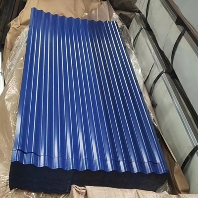 DX51D SGCC Grade 0,12-0,85 mm PPGI/PPGL/Gi Wellblech 30-150 g Hot-DIP Galvanized Dachplatte Dachplatte Beschichtete Stahlbleche