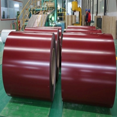 CGCC-Grad vorgefärbte galvanisierte Stahldachplatte mit Spirale Innen Durchmesser von 508/610 mm