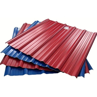 0.12-0.85mm Wellblech 30-150g Hot-DIP Galvanized Dachplatte mit SPCC-Klasse