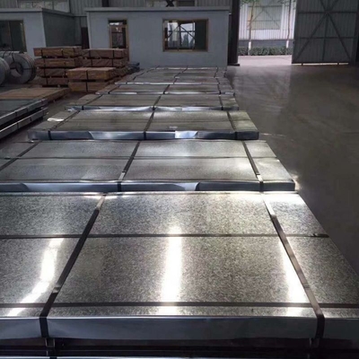 4X8 FT Zinkverzinktes/Galvalume-farbbeschichtetes Stahl-Eisen-Metallblech 10 mm Dicke Z275 Verzinktes Plain-Blatt