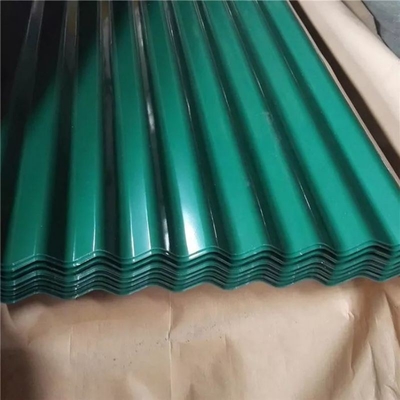 2000-120000mm Länge Maßgeschneiderte Metallbaumaterialien Farbe Wellstahlblech