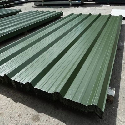 Vorbeschichtung Zink Aluminium Gi Ibr Eisen Wellstahl Dachplatte Breite 700-1000