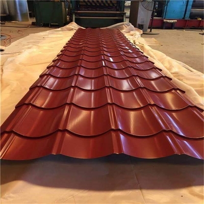 PPGL Ibr Metallverzinkte Wellfarbe Bild Wellstahldachplatte mit 1