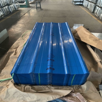 Galvanisiertes Stahlblech Aluzinzbeschichtete Welldachblech für 5-25m 0,1mm-1,2mm