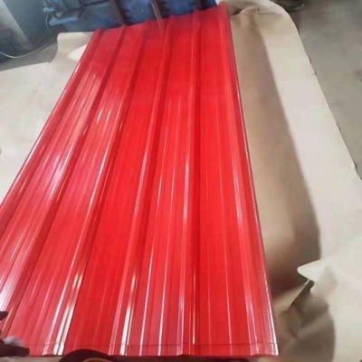 Galvanisiertes Stahlblech Aluzinzbeschichtete Welldachblech für 5-25m 0,1mm-1,2mm