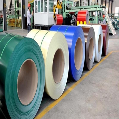 PPGI/ PPGL Farbbeschichtete galvanisierte Stahlspule mit einer Spulengewichtsspanne von 4,0-16,0 T