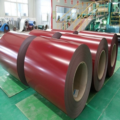 PPGI/ PPGL Farbbeschichtete galvanisierte Stahlspule mit einer Spulengewichtsspanne von 4,0-16,0 T