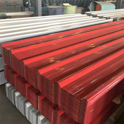 610-1250 mm galvanisiertes Stahlblech für Baumaterial