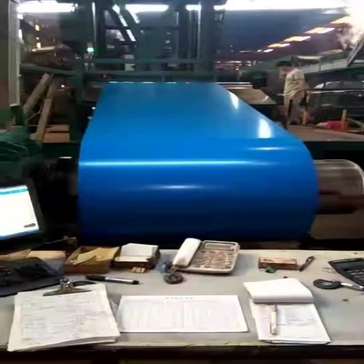 BS Standard kaltgewalzte PPGI PPGL Farbvorbeschichtete Stahlspule 0,12-1,5 mm Dicke