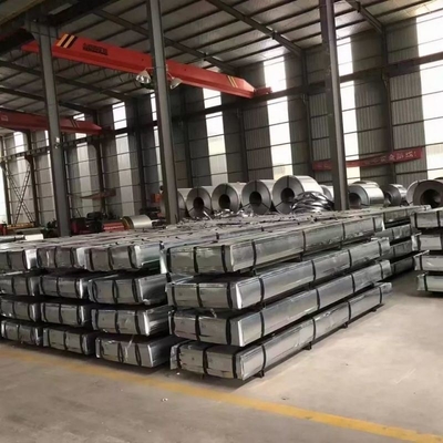 JIS SPCC Spcd G30/60/90 Z275 Zink Eisen Stahl Metalldach Gi Streifen Stahlfliesen Aluzinc Gi/Gl/PPGI/PPGL Wellbelagerte Dachplatte Trapez
