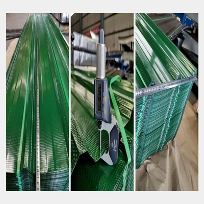 Verzinkte 950mm Breite Farb Stahlfliesen Mikro Wellplatte für Langlebigkeit