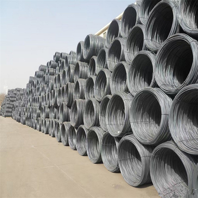 ASTM-Standard Hot DIP Galvanized Black Surface Low Carbon Steel Wire Rod für das Bauen