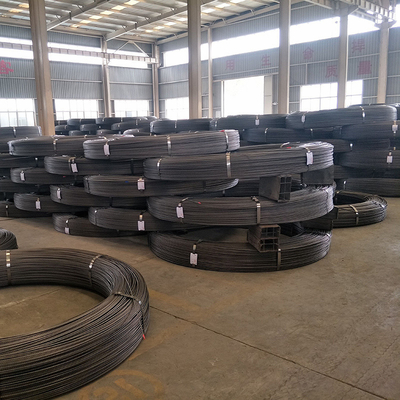 5.5 mm 6,5 mm warmgewalzte SAE1008 Stahlstahldrahtstange mit Walzgewicht 1,8-2,4 t