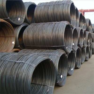 5.5 mm 6,5 mm warmgewalzte SAE1008 Stahlstahldrahtstange mit Walzgewicht 1,8-2,4 t