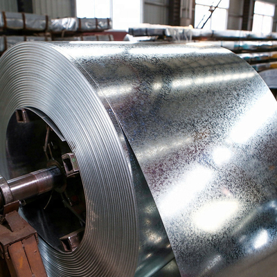 Spaltkante Dx51d Dx52D Dx53D Hot DIP Galvanisiertes Stahlblech in Spule RoHS zertifiziert