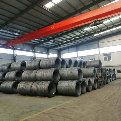 SAE1008 SAE1006 Kohlenstoffarme Stahldraht, warm getaucht, verzinkte Metalldrahtstange in Spulen 5,5 mm bis 12 mm