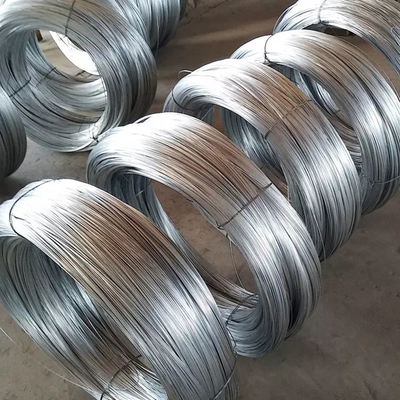 0.3mm-3.0mm hochspannungsfähige verzinkte Stahldraht Zink beschichtet Flexibles Eisendraht