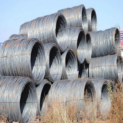 ASTM Gi Galvanized Steel Wire Rod für Nagelspring Kaltziehung 2,6 mm 3 mm 5,5 mm Eisenmetall