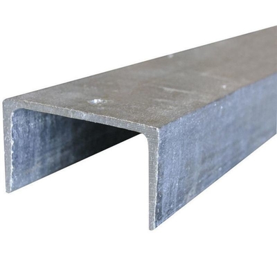 Kaltgewalzte galvanisierte U-Form-Bügel aus Stahl-Purlin-Kanalbalken Metallstrukturprofil aus Stahl U-Typ-Kanalstahl