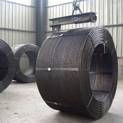 1860MPa Niedrigentlastung PC-Strang Stahldrahtseil für Beton 7 Draht 21,6mm Oberfläche
