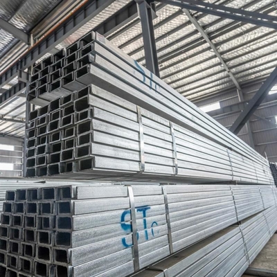 BS-Standard 5-12 m Länge ASTM A36 Galvanisierter Stahl C-Kanal für Industriegebäude