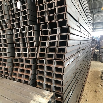 Baustoff S235jr Ss400 St37 St52 Stahlkanal mit flacher oder verzinkter Oberfläche