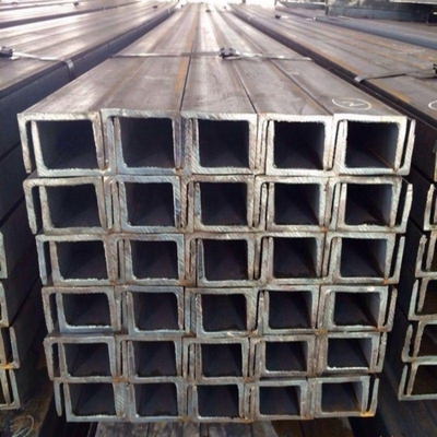 Baustoff S235jr Ss400 St37 St52 Stahlkanal mit flacher oder verzinkter Oberfläche