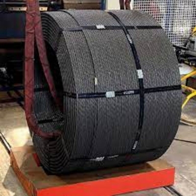 Hochspannbarkeit Vorspannung Betonstrang 12,7 mm ASTM Standard geöltes Stahldrahtseil
