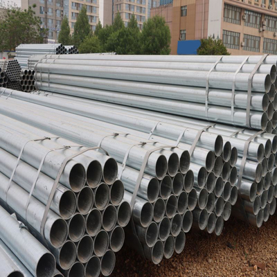 Verzinkte Rohre Kohlenstoffstahlröhre 1/4 &quot;-48&quot; Hot-DIP Verzinkte nahtlose/geschweißte Stahlröhre