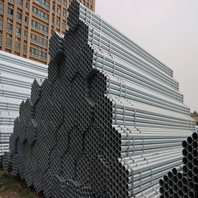 Verzinkte Rohre Kohlenstoffstahlröhre 1/4 &quot;-48&quot; Hot-DIP Verzinkte nahtlose/geschweißte Stahlröhre