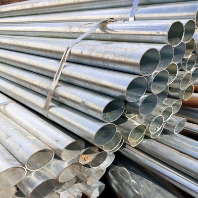 Einfache Installation Galvanisierter Stahlrunder Rohr für Gerüst