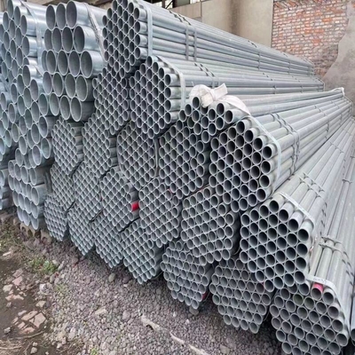 DIN-Standard Q235 275g Hot DIP Galvanized Round Pipe Rechteckstahlrohr für Sanitärtechnik