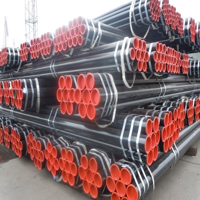 Schwarz beschichtete nahtlose Stahlrohr ASTM A53 A106 API5l 2&quot;-48&quot;