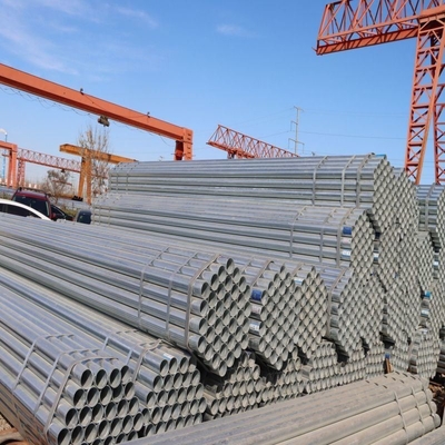 4 Zoll Q235 Q345 vorverzinktes Stahlrohr mit heiß eingetauchtem Verzinktem Dicke 0,3-40 mm