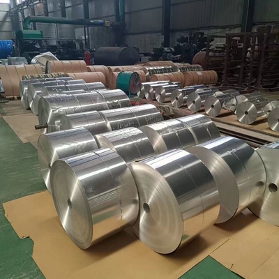 Klasse 1060 3003 5052 5083 6061 6063 7050 7075 Aluminiumfolie für Lebensmittelbehälter aus Silber