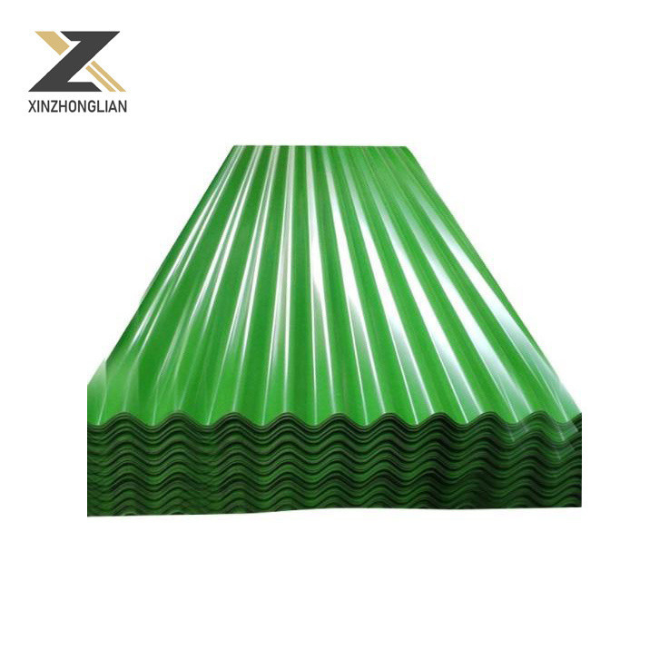 DX51D SGCC Grade 0,12-0,85 mm PPGI/PPGL/Gi Wellblech 30-150 g Hot-DIP Galvanized Dachplatte Dachplatte Beschichtete Stahlbleche