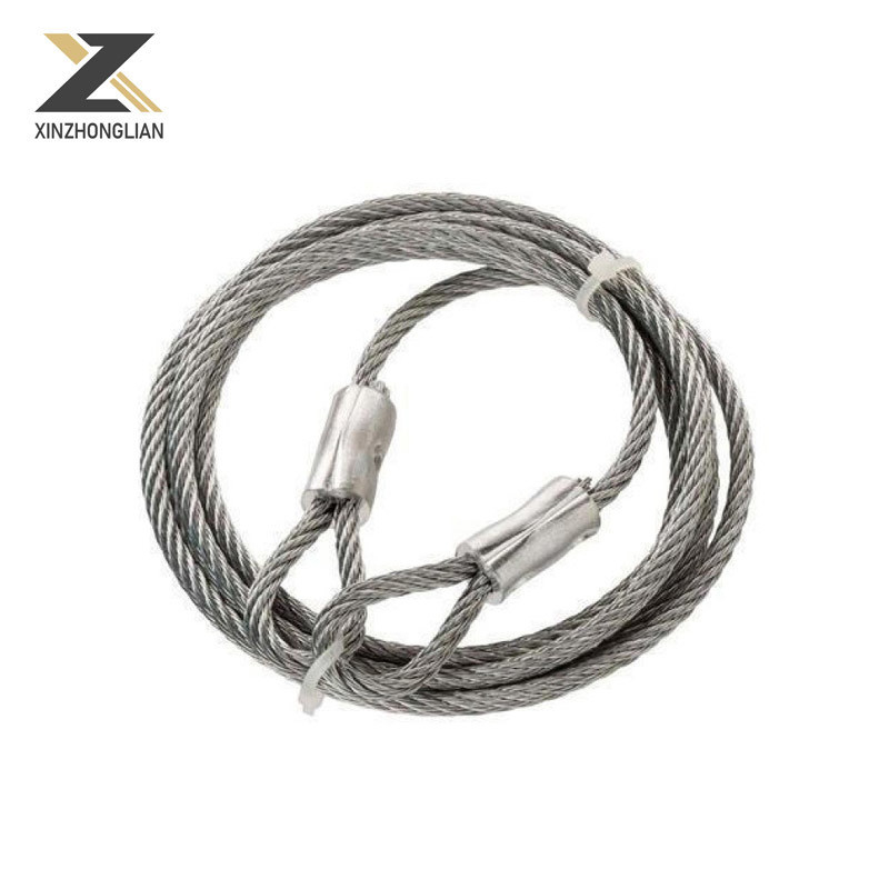 7X19 4mm 6mm Schwergewichtsgymnastik Fitness Stahlkabel TPU beschichtet Flexibles Stahldrahtseil