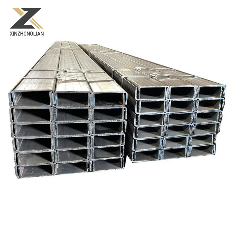 Baustoff S235jr Ss400 St37 St52 Stahlkanal mit flacher oder verzinkter Oberfläche